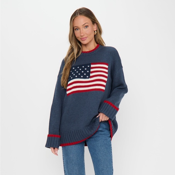 NWT - Cream (NOT navy) Show Me Your Mumu Fireside Sweater - Picture 1 of 10